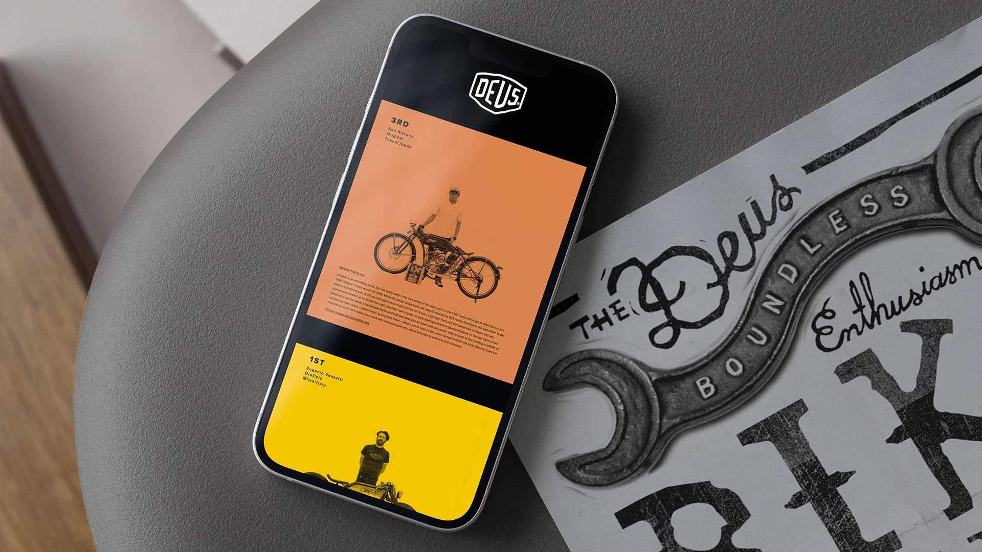 COG Branding Project Deus Ex Machina Bike Build-Off